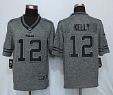 Nike Limited Buffalo Bills #12 Kelly Gray Men's Stitched Gridiron Gray Jersey,baseball caps,new era cap wholesale,wholesale hats